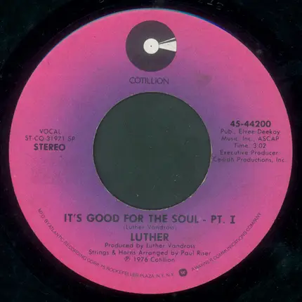 Luther - It's Good For The Soul
