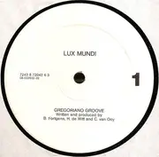 12inch Vinyl Single - Lux Mundi - Gregoriano Groove