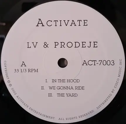 LV / Prodeje - In The Hood / We Gonna Ride (The Playground-EP)