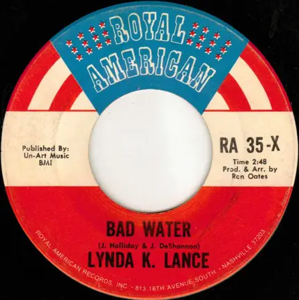 Lynda K. Lance - Will You Love Me Tomorrow / Bad Water
