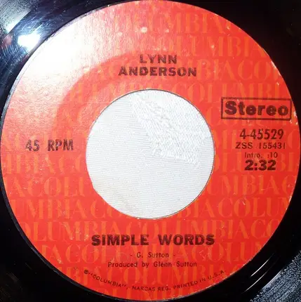 Lynn Anderson - Cry