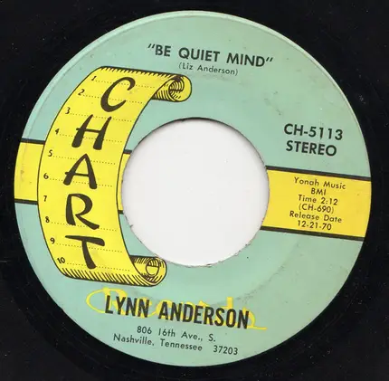 Lynn Anderson - It Wasn't God Who Made Honky Tonk Angels