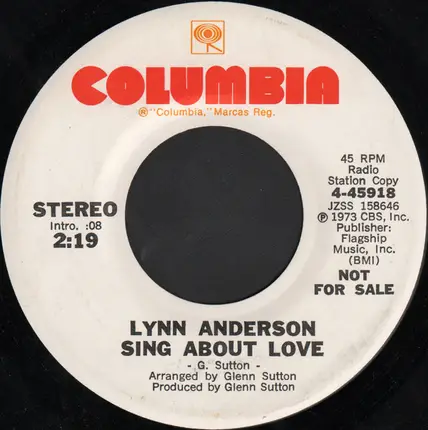 Lynn Anderson - Sing About Love