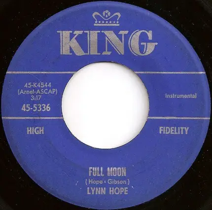 Lynn Hope - Tenderly / Full Moon