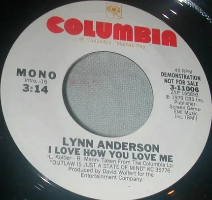 Lynn Anderson - I Love How You Love Me