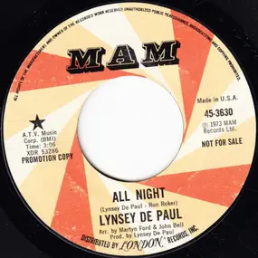 Lynsey de Paul - All Night