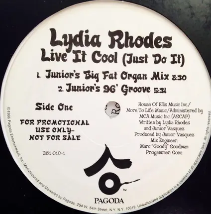 Lydia Rhodes - Live It Cool (Just Do It)