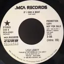 7inch Vinyl Single - Lyle Lovett - If I Had A Boat