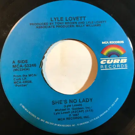Lyle Lovett - She's No Lady