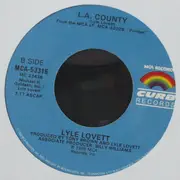 7inch Vinyl Single - Lyle Lovett - I Loved You Yesterday / L..A. County