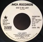 7'' - Lyle Lovett - She's No Lady