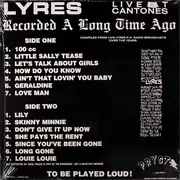 LP - Lyres - Live At Cantones