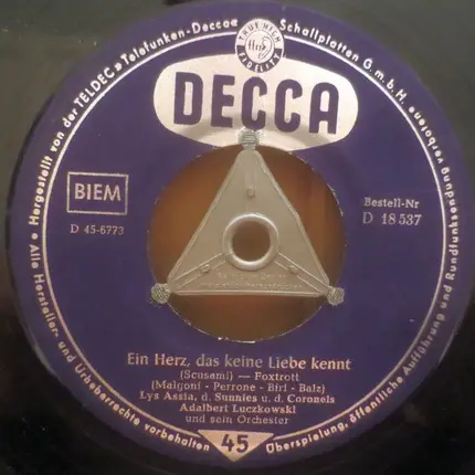 Lys Assia - Ein Herz, Das Keine Liebe Kennt