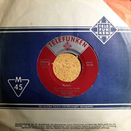 Lys Assia Mit Chor - Ein Mann Wie Du / Signore