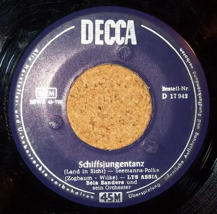 Lys Assia - Schiffsjungentanz (Land In Sicht)