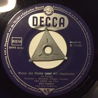 Lys Assia - Wenn Der Pierre Tanzt Mit Madeleine / Wenn Du Bei Mir Bist