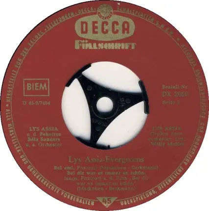 Lys Assia - Evergreens