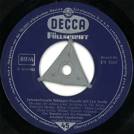 Lys Assia - Internationale Schlager-Parade