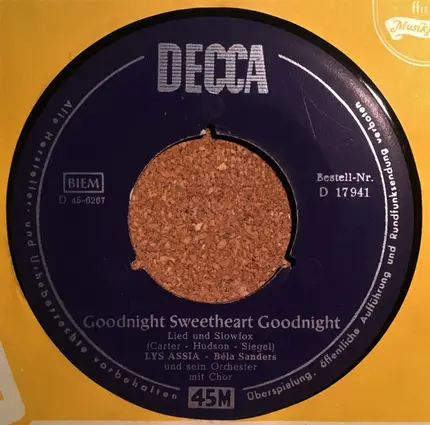 Lys Assia - Mein Sohn / Goodnight Sweetheart Goodnight