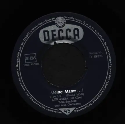 Lys Assia - Meine Mama...! / Wer? (he)