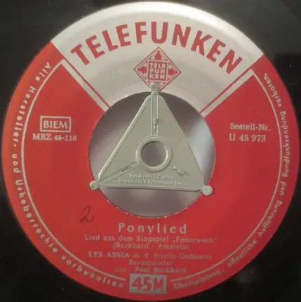 Lys Assia - Ponylied / O Mein Papa