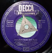 7inch Vinyl Single - Lys Assia - Zwischen Rom Und Paris - EP