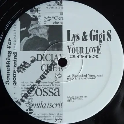 Lys & Gigi S - Your Love 2003