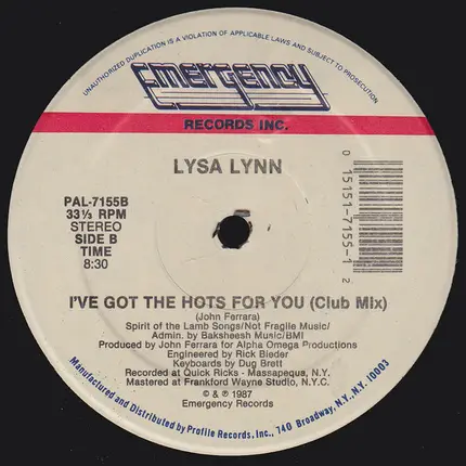 Lysa Lynn - I've Got The Hots For You