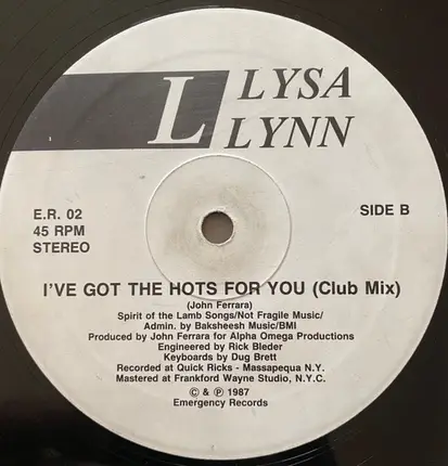 Lysa Lynn - I've Got The Hots For You