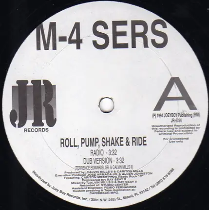 M-4 Sers - Roll, Pump, Shake & Ride