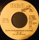 7inch Vinyl Single - M + M - Black Stations/White Stations