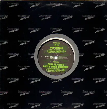 M / Blue Feather - Pop Muzik / Let's Funk Tonight