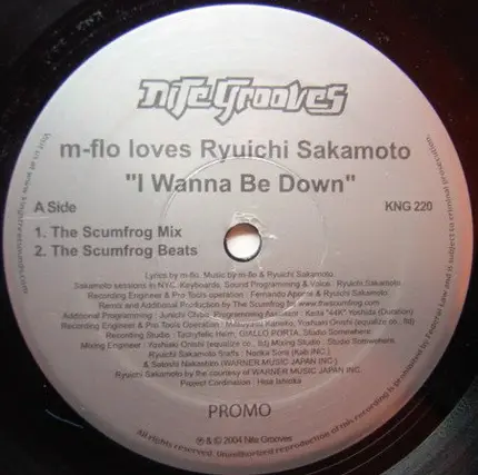 M-Flo Loves Ryuichi Sakamoto - I Wanna Be Down