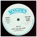 12inch Vinyl Single - M & G - When I Let You Down