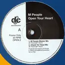 12inch Vinyl Single - M People - Open Your Heart - Promo