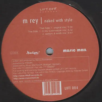 M Rey - Naked With Style