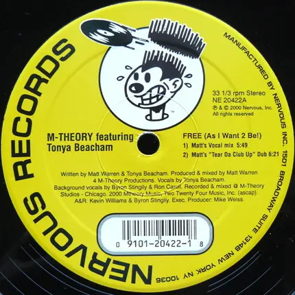 M-Theory Featuring Tonya Beacham - Free (As I Want 2 Be!)