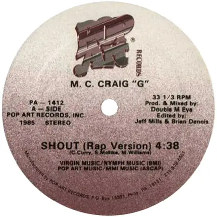 M. C. Craig 'G' - Shout