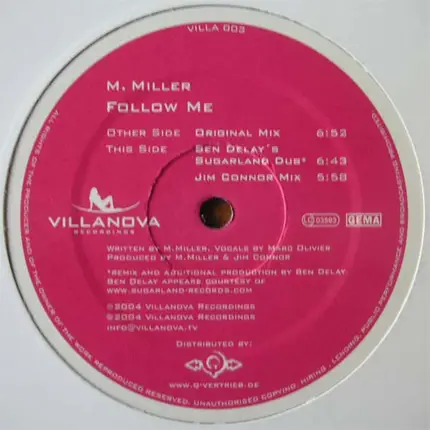 M. Miller - Follow Me