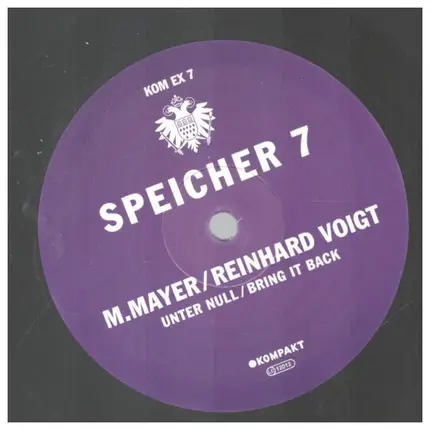 M.MAYER / REINHARD VOIGT - SPEICHER 7