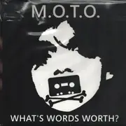 7inch Vinyl Single - M.O.T.O. - What's Words Worth? - Clear Vinyl, Numbered