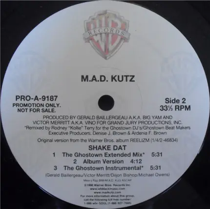 M.A.D. Kutz - Shake Dat (Remix)