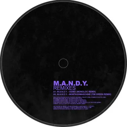 M.a.n.d.y. - Remixes By T.green,guti, M.houle, Monolo