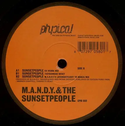 M.A.N.D.Y. & The Sunsetpeople - Sunsetpeople