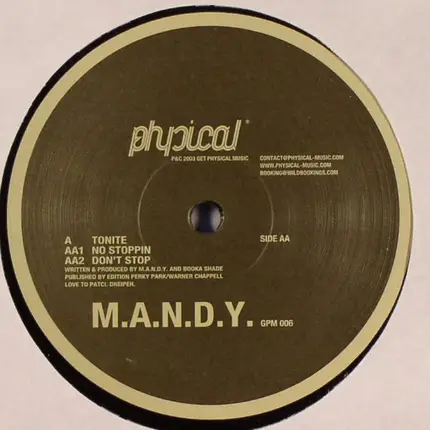M.A.N.D.Y. - No Stoppin