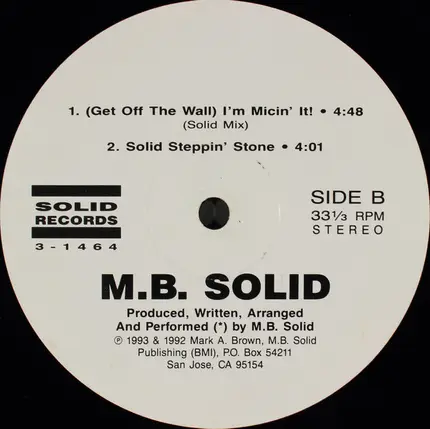M.B. Solid - 2 Feet Deep