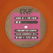 12inch Vinyl Single - M.B. - You Don't Get Stopped - Orange Clear