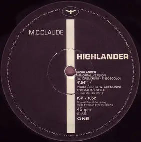 M.C. Claude - Highlander