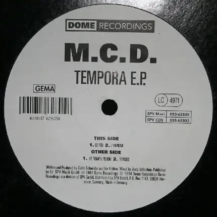 M.C.D. - Tempora E.P.