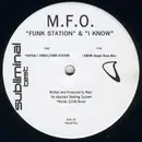 2 x 12inch Vinyl Single - M.F.O. - Funk Station & I Know - Test Pressing